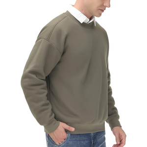 Fournisseur OEM personnalisé de sweat-shirt confortable pour hommes avec impression de logo en tissu mélangé de coton et support de marque privée - Product Image 4