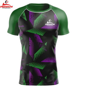 Logo personnalisé Chemise de compression hommes séchage rapide Gym Fitness vêtements de sport t-shirt Gym hommes - Product Image 6