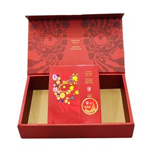 Boîtes en carton personnalisées éco-responsables Avantage UV à montage automatique Forme d'aimant moderne Gaufrage Finition brillante mate pour les aliments - Product Image 5