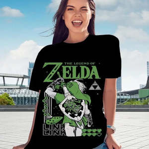 Camiseta Deportiva The Legend of Zelda Link to the Past, 100% Algodón Premium, Diseño Estampado, Peso de la Tela 220-240 Gramos - Product Image 4