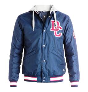 Écusson de broderie personnalisé veste Varisty de vol recadrée avec logo de motards Streetwear veste de course en cuir Pu pour hommes moto à blocs de couleurs - Product Image 6