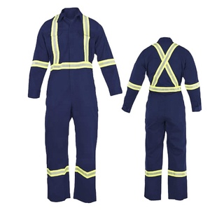 Overol de Algodón de Alta Visibilidad de la Mejor Calidad para Hombre, Ropa de Seguridad Personalizable - Product Image 1