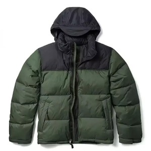 Veste matelassée OEM en gros de haute qualité, coupe-vent à capuche épais, 100 % coton/polyester, personnalisable - Product Image 1