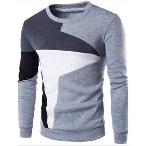 Fournisseur Sweat-shirt d'hiver pour hommes coupe normale pull à capuche de couleur unie polyvalent anti-rétrécissement 100% coton polaire anti-boulochage - Product Image 1
