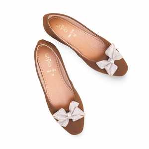 Escarpins à talons hauts pour femmes WN1126 marron bout pointu et talon bas sans lacet fermeture haute qualité saison nouveau - Product Image 1