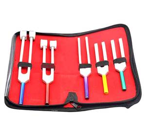 Recién llegado, diapasones de aleación de aluminio, 128Hz, 256Hz, 512Hz, 1024Hz y 2048Hz para terapia vibratoria de curación con sonido - Product Image 3