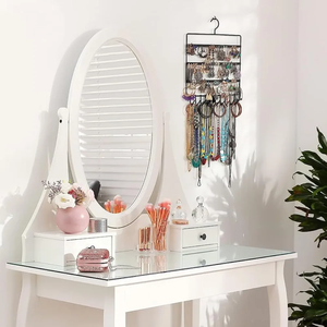 Porte Bijoux Suspendu en Métal Nouveau Design Porte Bijoux en Métal Organisateur de Bijoux de Haute Qualité Dernière Conception De l'Inde en Gros - Product Image 4