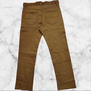 Pantalon droit pour homme, taille moyenne, décontracté, style sergé 100% coton tissé multi-poches, grande poche, plat, léger, grande taille - Product Image 6