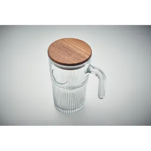 VITRIO Verres promotionnels personnalisés – Mug en verre personnalisable pour le merchandising - Product Image 1