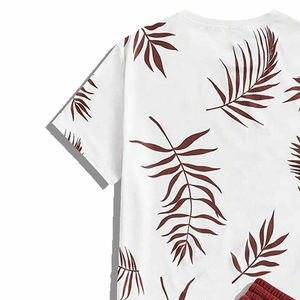 Ensemble 2 pièces pour hommes-Ensemble short décontracté à manches courtes-Ensemble court pour hommes-Ensemble court d'été - Product Image 5