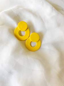 Geometric Shapes Unique Resin Crafts <b>Earrings</b> - Product Image 3