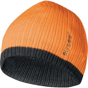 Chapeau tricoté promotionnel en orange/gris Georg par ELYSEE - Product Image 1