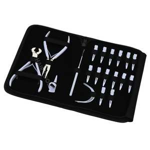 Kit complet d'outils pour extensions de cheveux, pince à sertir les perles, pince à fusion, coupe-cheveux, extension de cheveux à doigts, aiguilles à coudre et pinces de sectionnement - Product Image 1