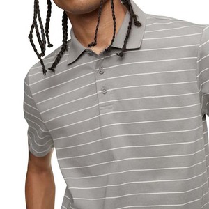 Polos de hombre de color de contraste de logotipo personalizado Servicio OEM personalizado Último diseño Cómodo Slim Fit Plus Size Polos de hombre - Product Image 3