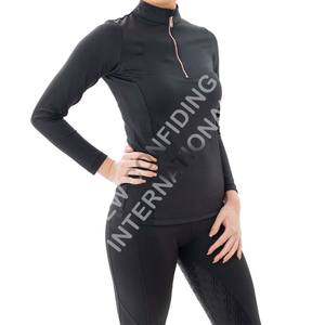 Couche de base équestre évacuant l'humidité femmes haute qualité équitation confortable sans sueur assurant une conduite sèche et confortable - Product Image 3