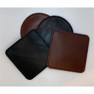 Prix de gros d'usine personnalisé fait à la main de luxe de qualité supérieure très exigeant meilleure vente décor de salle à manger sous-verres en cuir - Product Image 4