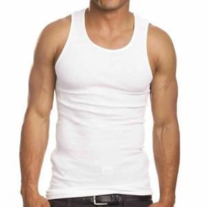 <b>Men's</b> <b>Gym</b> Tank Tops Undershirt Sleeveless Breathable Quick Dry Cotton Bamboo Fiber Print Customizable Colors & Sizes - Product Image 1
