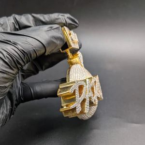 Colgante de Plata de Ley 925 con Incrustaciones de Diamantes Moissanite VVS, Estilo Hip Hop, Lujoso, para Uso Diario, Unisex - Product Image 6