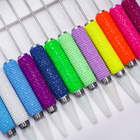 Stylos à strass fluorescents haut de gamme pour le pointillage de diamants et la pose de strass effet bonbon, pour l'écriture au bureau, vente en gros