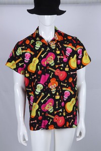 Wholesale 100% Polyester Sublimation Print Summer <b>Short</b> <b>Sleeve</b> <b>Button</b> <b>Up</b> Formal Shirts Samoa Tatoo Design Aloha Shirts For Beach - Product Image 2