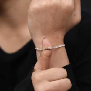 Classic Round Lab Grown Diamond <b>Tennis</b> <b>Bracelet</b> <b>Fashionable</b> Jewelry Accessory - Product Image 1