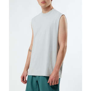 Camiseta sin Mangas Deportiva de Algodón de Alta Calidad con Logotipo Personalizado, Estilo Hip Hop, Transpirable, para Hombre, Verano, ZATA SPORTS 120g - Product Image 2