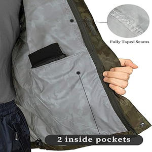 <b>Rain</b> Waterproof Winter Full Zip <b>Pullover</b> Breathable Windproof Windbreaker <b>Jacket</b> for Men uploaded by Dress Sports - Product Image 6