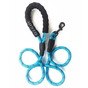 Guinzaglio per Cani di Lusso Solido e Resistente da 1 Metro, con Manico Imbottito in Nylon, Sgancio Rapido, Funzionalità Personalizzabili, Stile Classico per Collare per Cani - Product Image 4