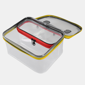 Ensemble de paniers carrés en EVA transparent (2 pièces) – Boîte de rangement durable et étanche avec coutures robustes, légère et compacte pour la pêche en rivière - Product Image 5