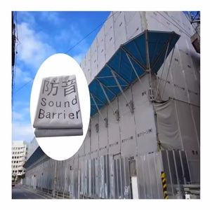 <strong>Factory</strong> Price Outdoor Sound <strong>Barrier</strong> <strong>Net</strong> Noise <strong>Barrier</strong> Blanket PVC Soundproof Sheet for Scaffolding Safety Protection for Japan - Product Image 2