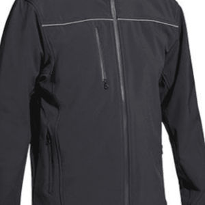 Meilleur modèle Vestes softshell à manches longues pour homme Vêtements de ville de haute qualité Veste softshell imperméable à deux poches poitrine sur mesure - Product Image 5