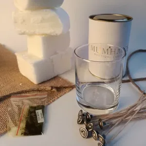 Soy Aromatherapy <b>Candle</b> Making Kit with Cotton <b>Wick</b> for DIY Crafters-for Christmas Weddings Diwali - Product Image 1