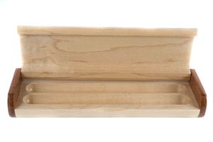 Juego de bolígrafos de bambú hechos a mano de lujo de alta calidad, bolígrafo de madera ecológico personalizable con logotipo grabado y caja de madera para regalos - Product Image 3