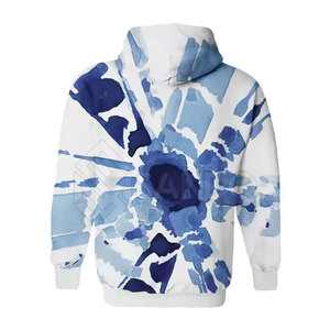 เสื้อฮู้ดผู้หญิงแบบถักลายพิมพ์ สีพื้น โลโก้ด้านหน้า มีซิป ผ้าฝ้าย 100% สไตล์ฮิปฮอป สำหรับขาย - Product Image 3