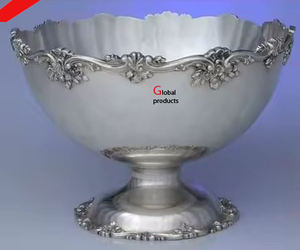 2025 classic look metal stainless steel decorative chocolate and <b>dessert</b> serving <b>bowl</b> <b>for</b> hotel restaurant and bar - Product Image 2