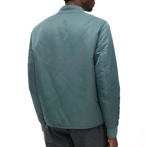 Chaqueta Bomber de Satén para Hombre, Nueva Colección 2026, Impermeable, Cortavientos, Precios Razonables al por Mayor, Corte Regular - Product Image 4
