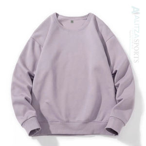 Solid Pattern Oversized Printed Fleece Anti-Pilling <b>Jumper</b> Sweatshirts High Weight Streetwear Crewneck Hoodie Autumn Essentials - Product Image 5