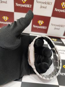 Relojes de Moissanite Iced Out de acero inoxidable de lujo Reloj de Moissanite Iced Diamond personalizado para hombres y mujeres - Product Image 6