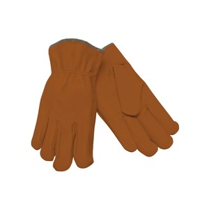 Gants de conducteur en cuir de vachette de qualité supérieure pour usage industriel paumes renforcées robustes gants en cuir d'hiver doublés doux pour hommes - Product Image 4