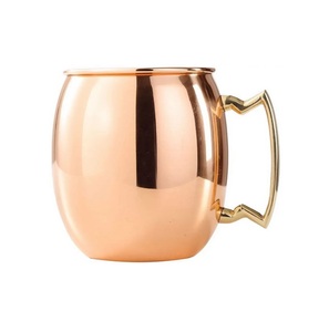 Hammered Pure Copper Moscow Mule Mug Made in India <b>Bulk</b> Quantity High Quality Vintage Modern Export Usage Home Hotel Restaurant - Product Image 3