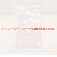 Cartes à collectionner Hobby OP02 Paramount War Booster Pack 12 cartes par paquet 121 types de cartes de jeu