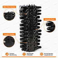 K1036810A DX60 DH60 DX50 : Vanne de commande hydraulique principale Doosan, distributeur MCV, vanne multivoies, pièces détachées pour excavatrice