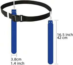 Cinturones y Banderas de Flag Football Desmontables con Cinta Ajustable para Niños y Adultos, Entrenamiento al Aire Libre, Uniforme Masculino - Product Image 2