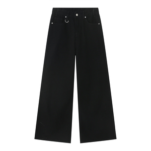 Custom Men's Denim Pants 100% Cotton Casual Jeans Straight Leg Vintage Washed Trousers OEM ODM Wholesale Manufacturer - Product Image 4