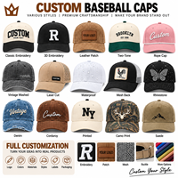 Casquette de baseball non structurée en nylon à 5 panneaux de haute qualité, broderie 3D, séchage rapide, vente en gros OEM ODM