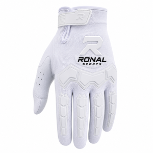 ถุงมือมอเตอร์ครอสแบบเต็มนิ้ว RONAL SPORTS สีขาว ระบายอากาศได้ดี กันลื่น ใช้กลางแจ้งได้ เหมาะสำหรับทุกเพศ - Product Image 2