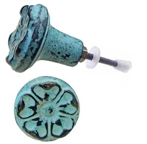 Poignées multifonctionnelles en fonte bleu mer moderne pour armoires de cuisine armoires de chambre à coucher meubles commodes de salle de bain tiroirs - Product Image 2