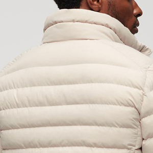 Chaqueta de Invierno para Hombre, Estilo Urbano, con Estampado de Camuflaje a Cuadros, Cuello Alto Personalizado, Acolchada de Algodón, con Logotipo Frontal - Product Image 6