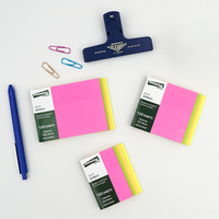 [HansolMTS] Notes autocollantes sur mesure OEM ODM 3 types de blocs-notes adhésifs de taille standard fluorescents brillants