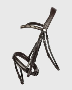 Fabricant de bride de cheval en cuir naturel indien de qualité Fabricant de bride roulée en cuir - Product Image 1